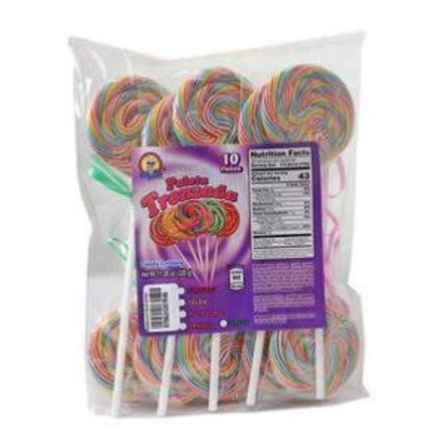 El Azteca Swirl Lollipop Paleta Trenzada