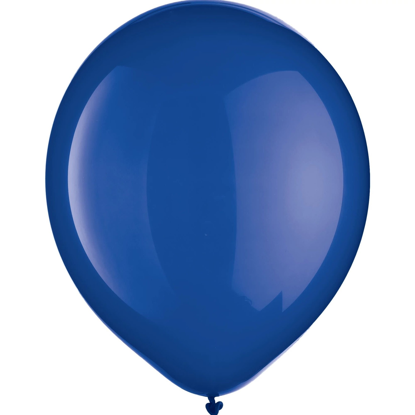Bright Royal Blue Solid Color Latex Balloons - Packaged