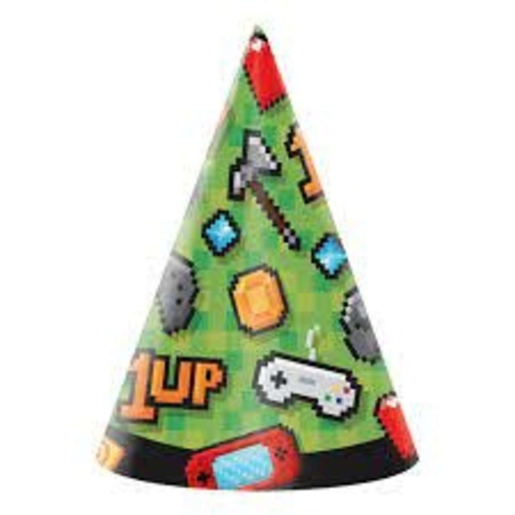 Gaming Party Hats 8ct
