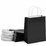 4.5" X 6 Kraft Bag Black 1DZ