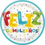 Feliz Cumpleanos Plates