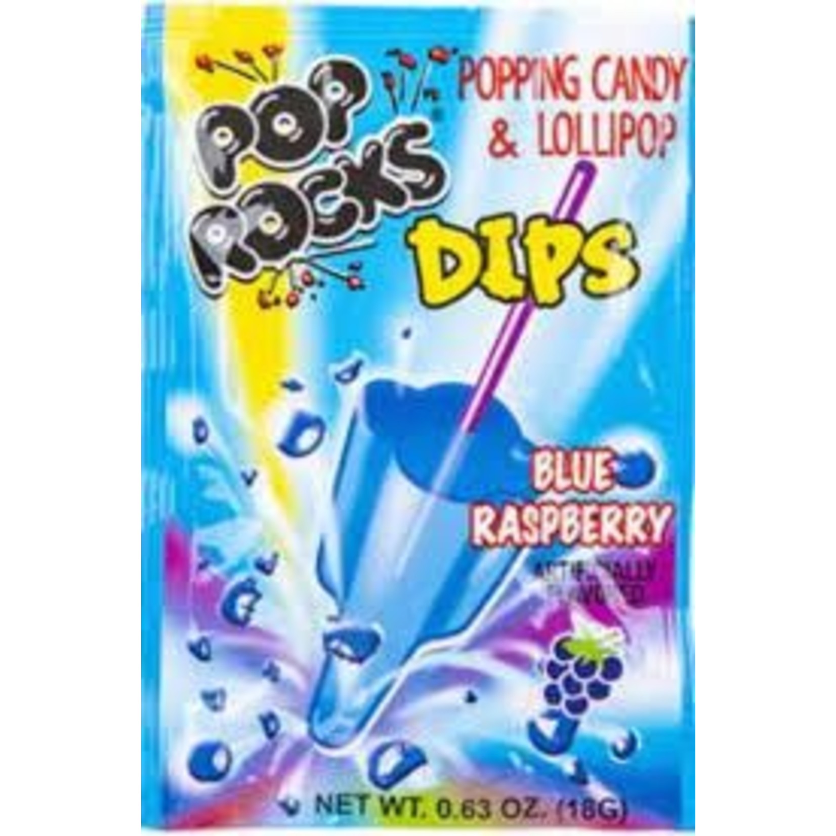 Pop Rocks Dips "Blue Razz" 18ct