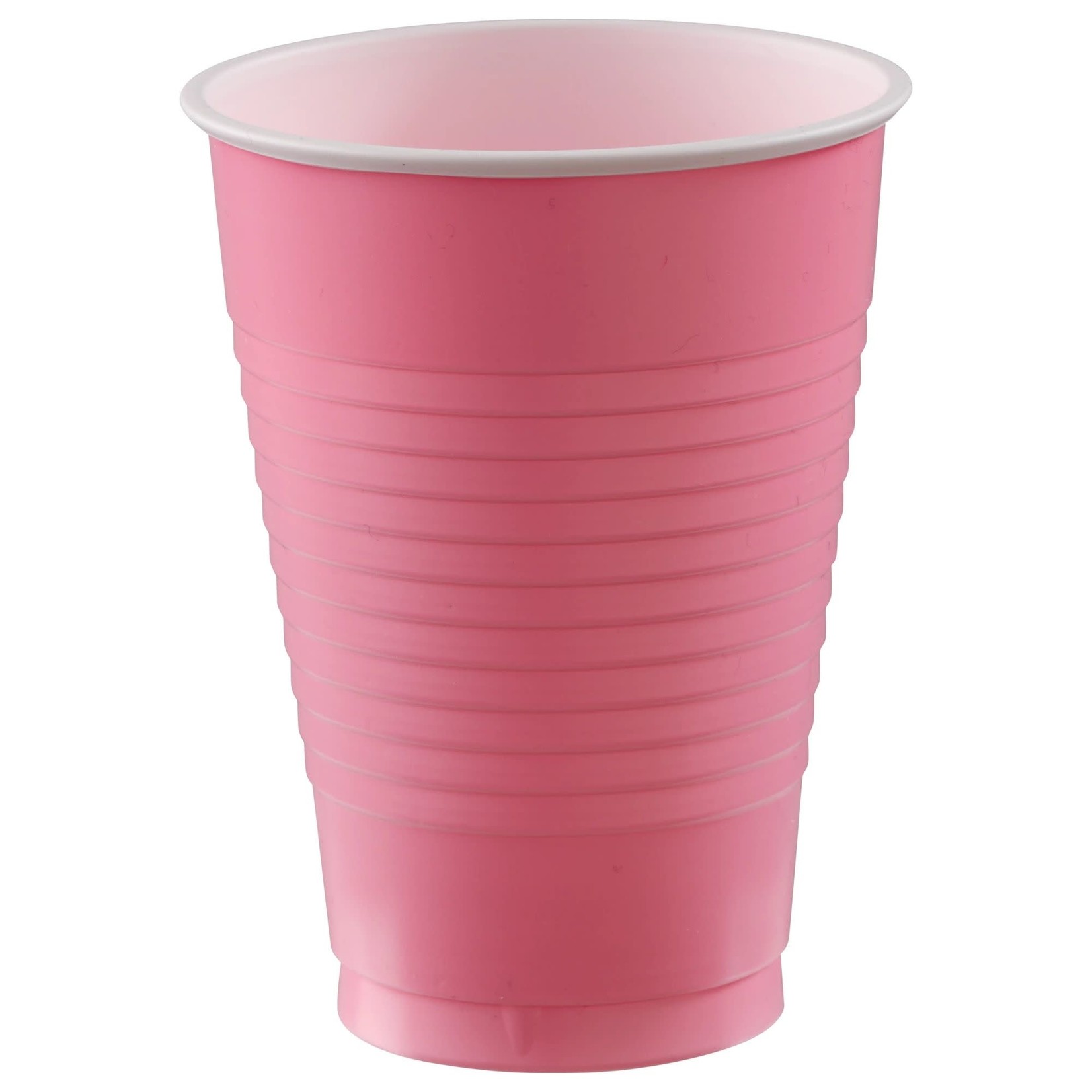 12 oz. Plastic Cups, High Ct. - New Pink