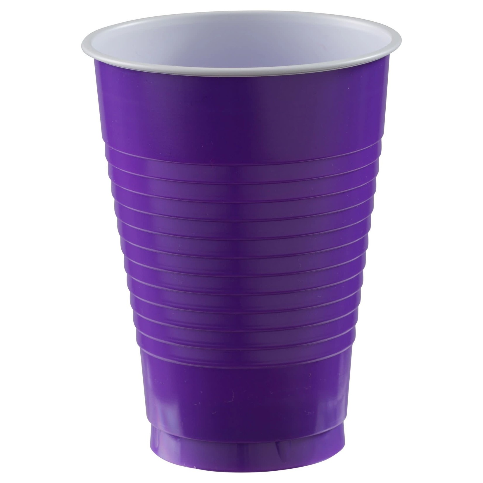 12 oz. Plastic Cups, High Ct. - New Purple