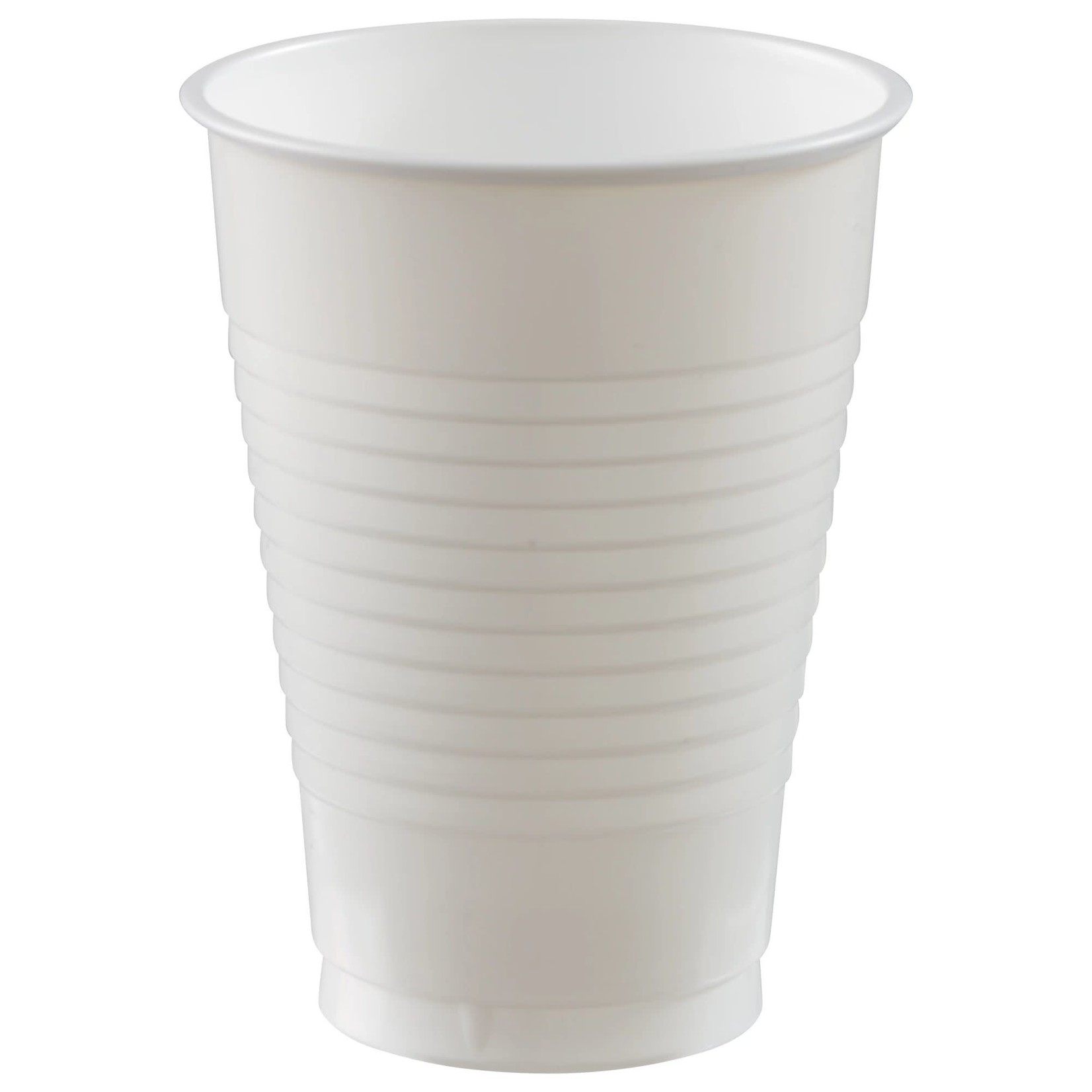 12 oz. Plastic Cups, High Ct. - Frosty White
