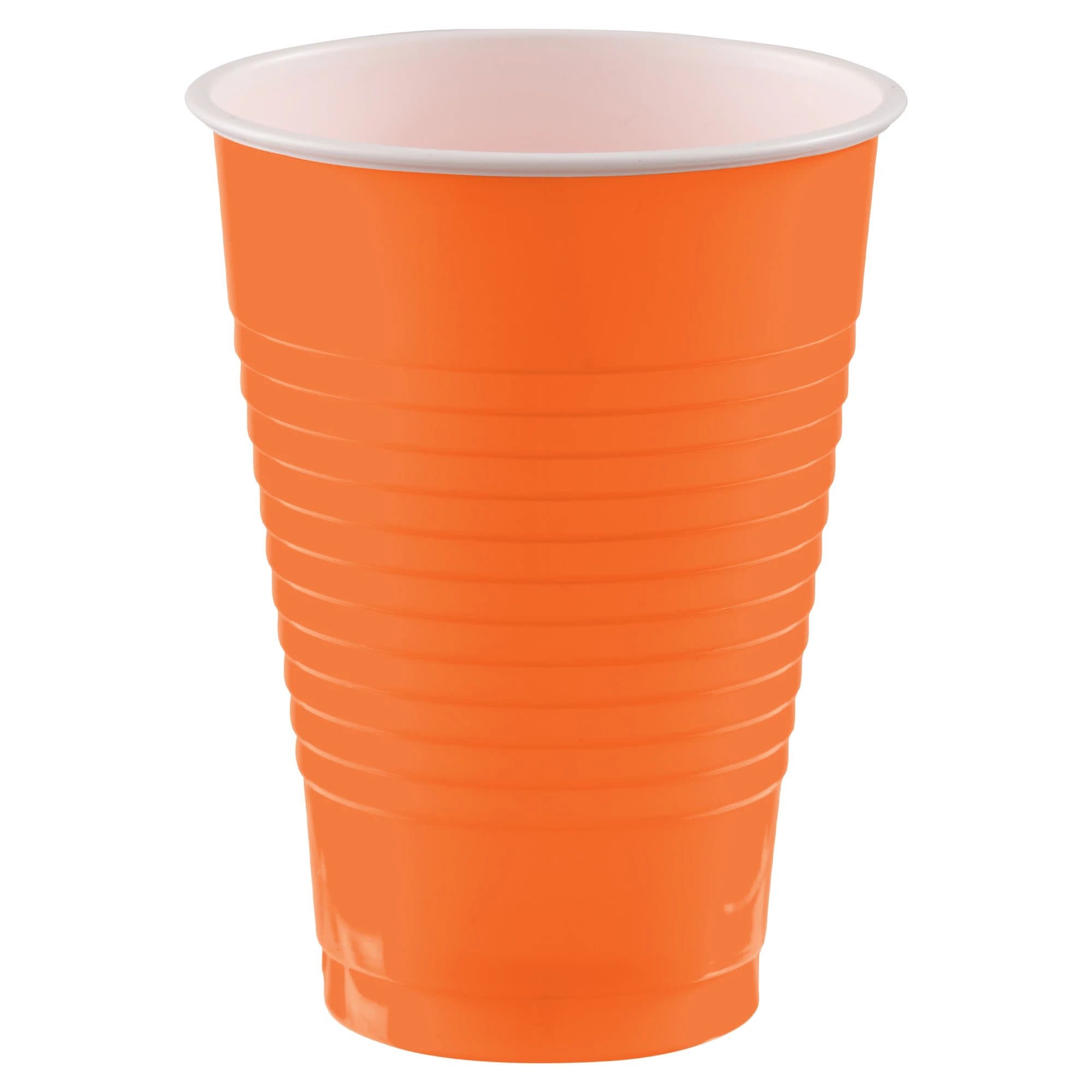 Orange Peel 12oz Plastic Cups | 50ct