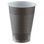 12 oz. Plastic Cups, High Ct. - Silver