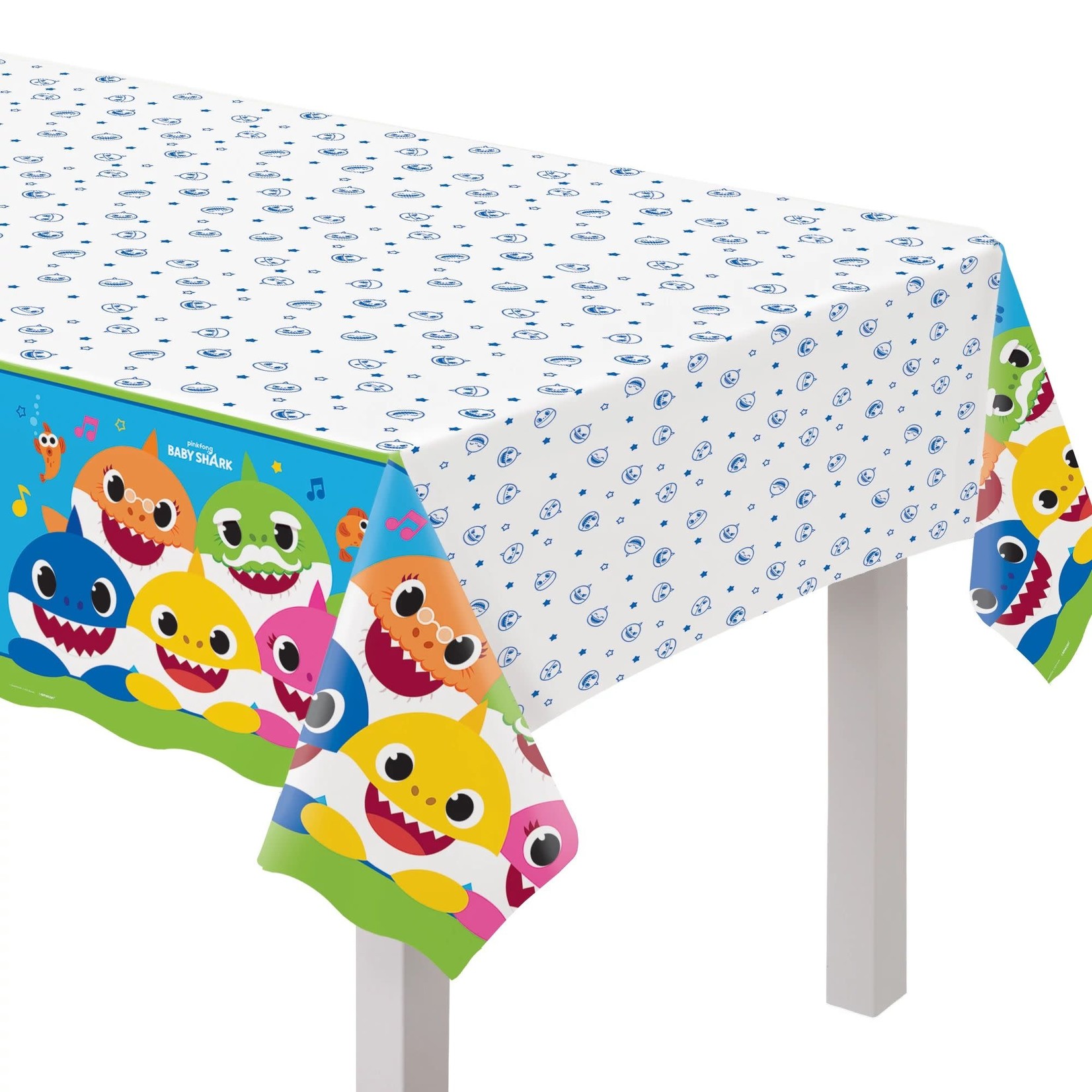 Baby Shark Plastic Table Cover