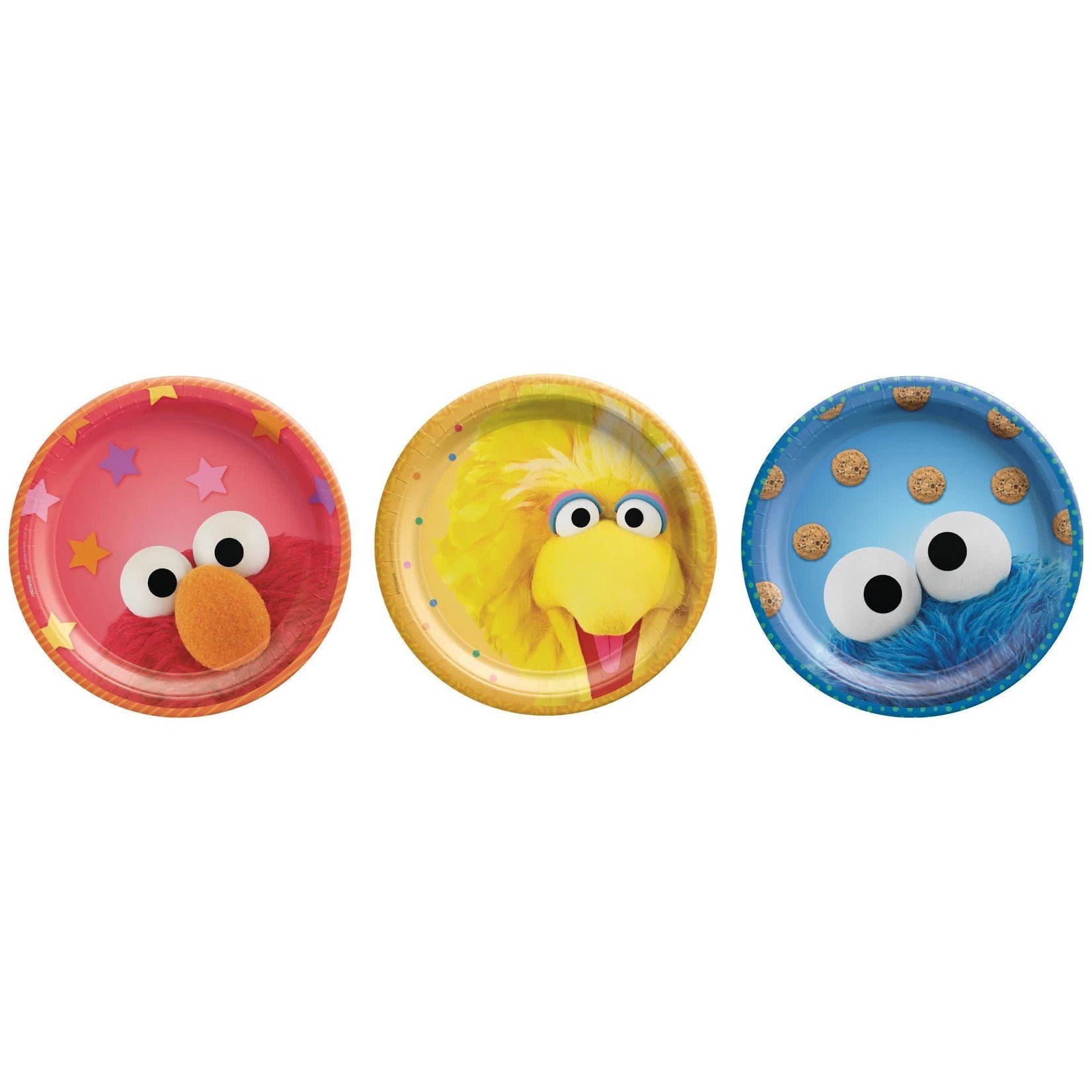 Everyday Sesame Street Round Plates, 7