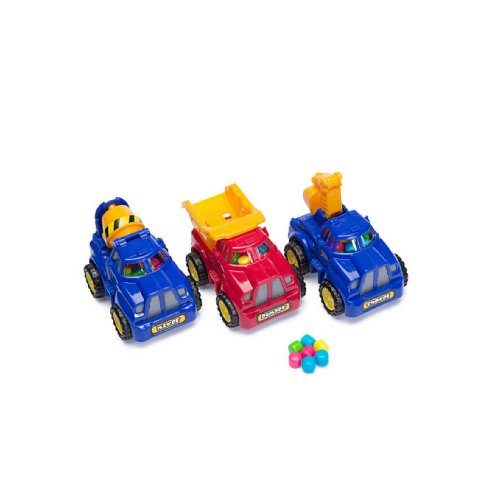 Kidsmania Cone Zone Construction Trucks with Candy 12ct