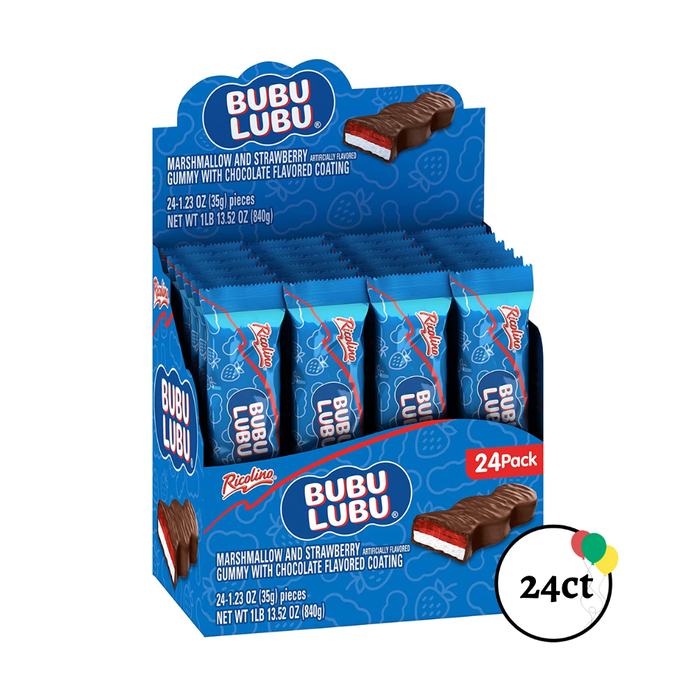 Bubu Lubu Regular 24ct Valentina's Party World Dulceria Importaciones Valentinas