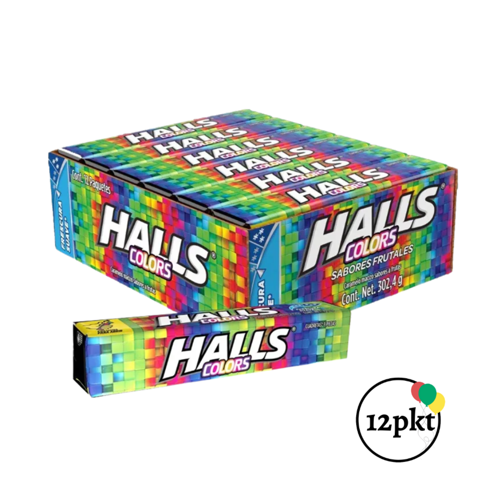 Halls Halls Frutas 12pkt