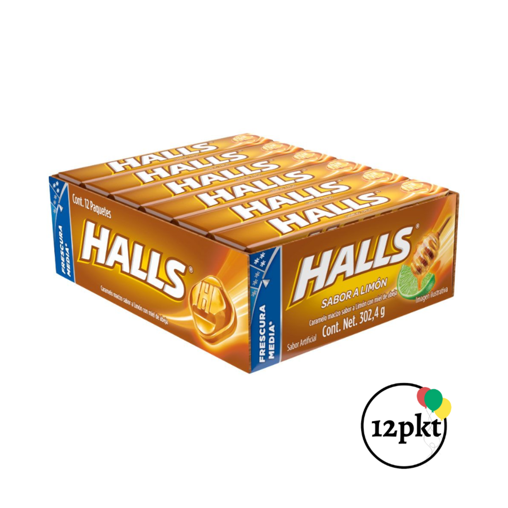 Halls Halls Miel y Limon - 12pk
