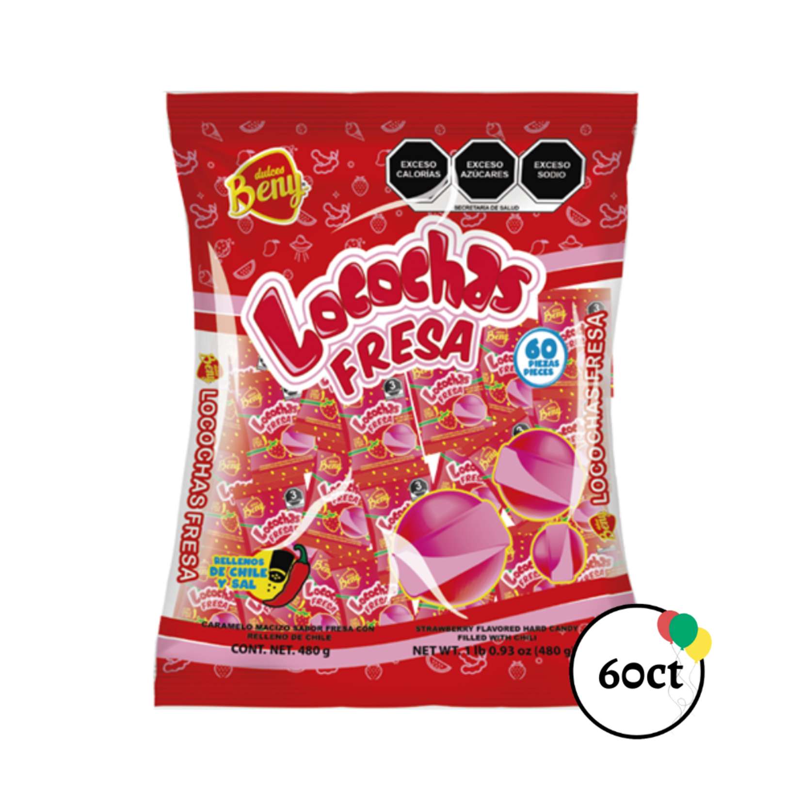 Dulces Beny Locochas Fresa