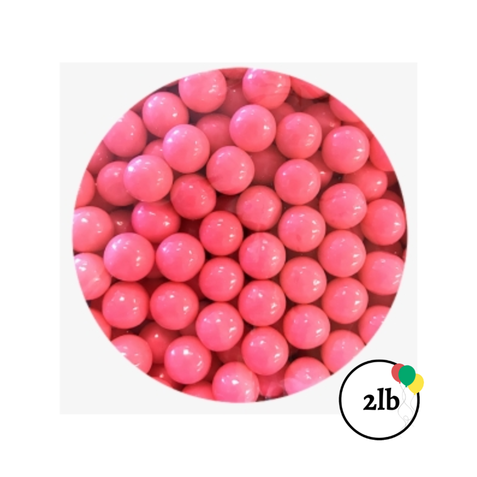 Color Splash Bright Pink 1" Gum Balls