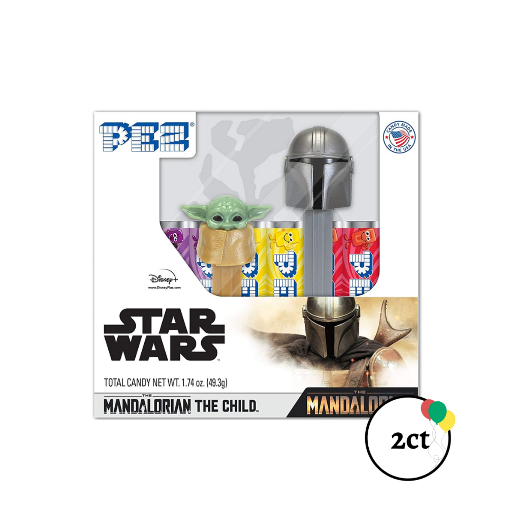 Pez PEZ Mandalorian Twin Pack 1.74oz