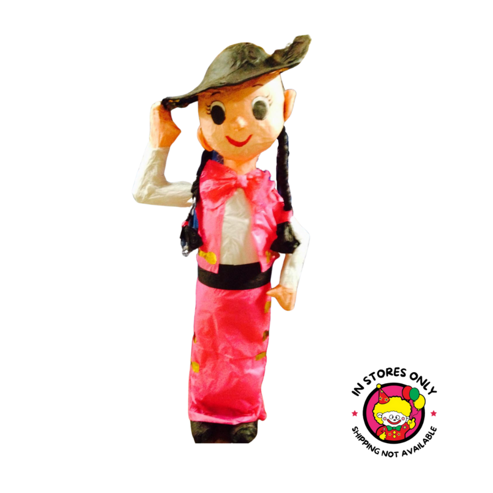 Cowgirl Figure Piñata
