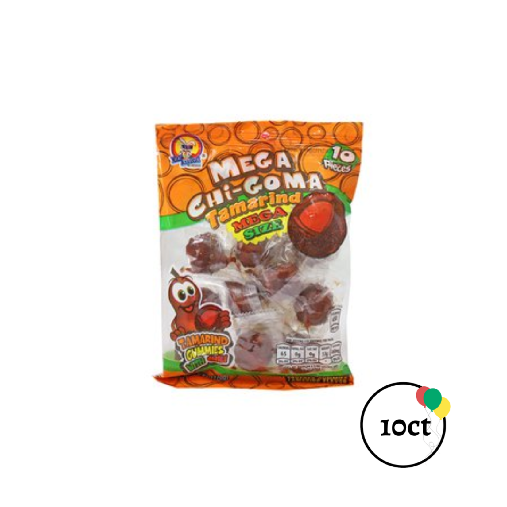 El Azteca Azteca Chi-Goma Tamarindo 10ct