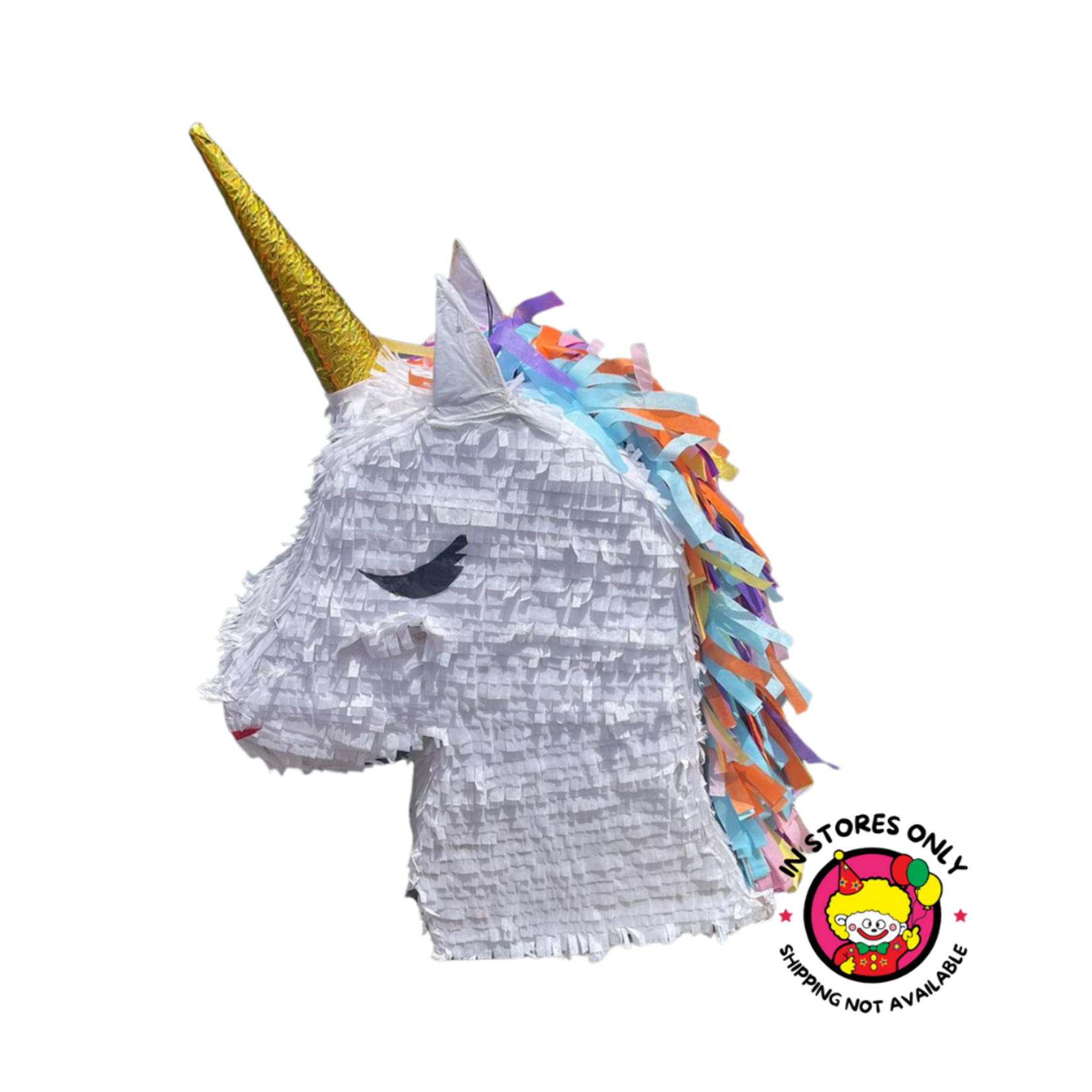 Unicorn Head Figure Piñata
