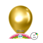 Q'Wao Chrome Gold 12" 50ct