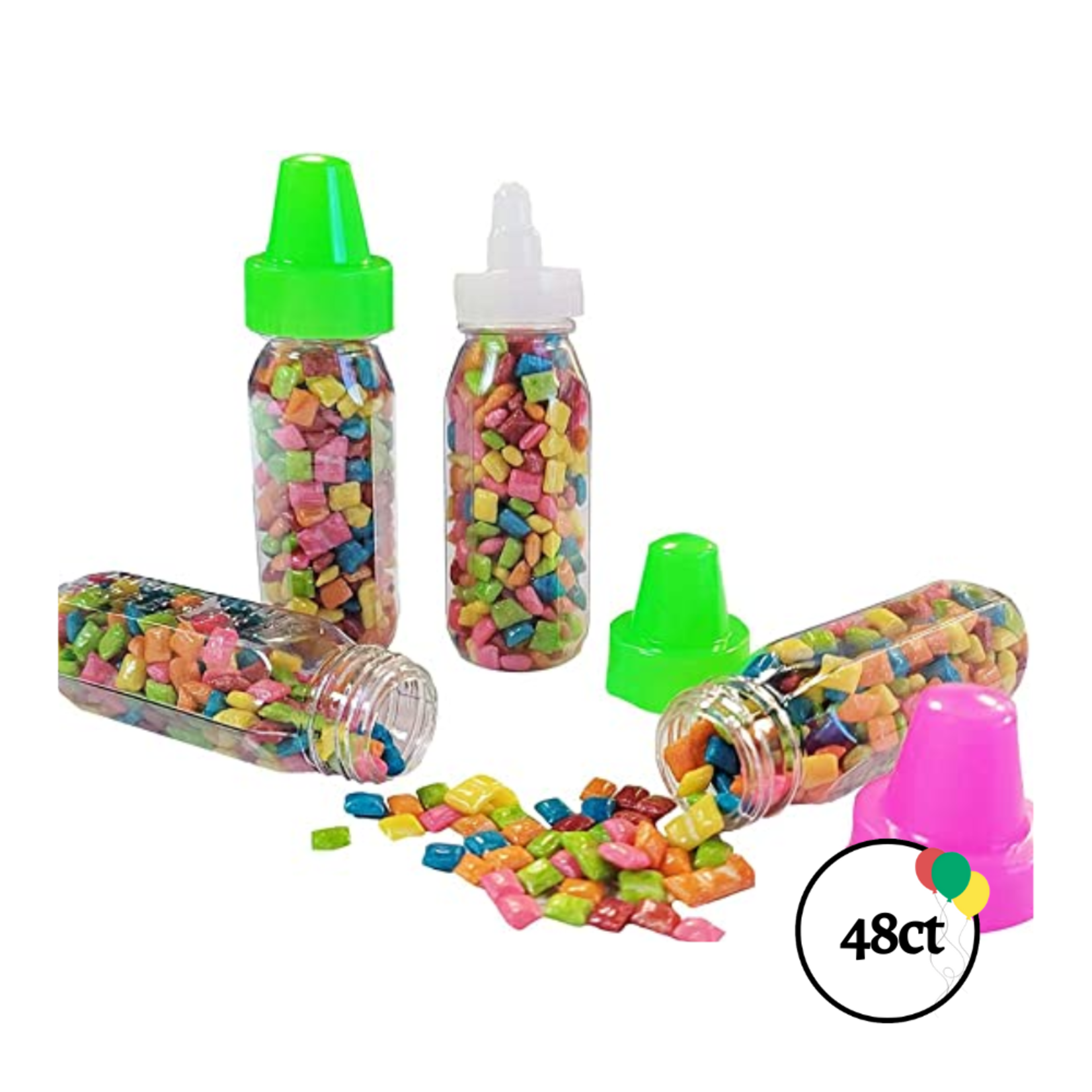 Baby Bottles With Candy 48ct