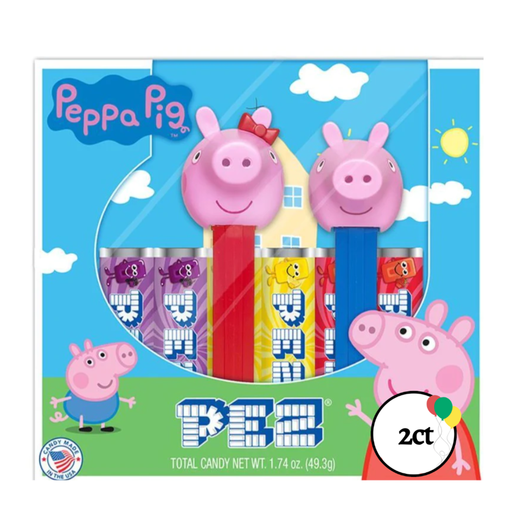 Pez PEZ Peppa Pig Twin Pack 1.74oz