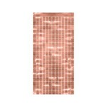 Metallic Square Curtain Rose Gold