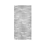 Metallic Square Curtain Silver