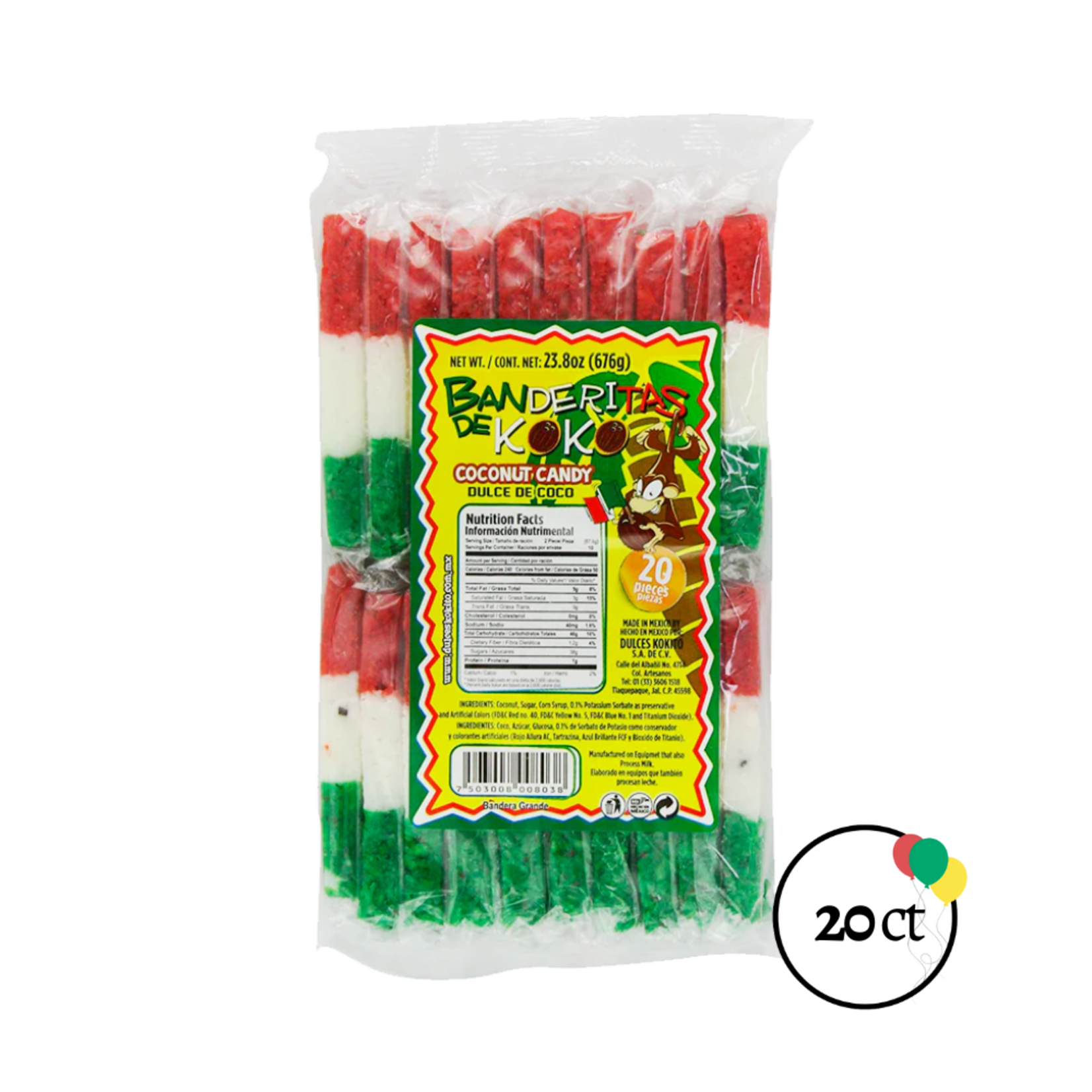 Banderitas de Koko 20ct