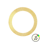 Disposable Deluxe Plate With Hot Stamping Gold 10 1/2"