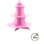 Treat Stand 3 Tier Pink
