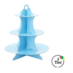 Treat Stand 3 Tier Blue