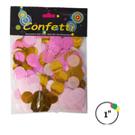 Mixed Confetti 1" 30g/bag Pink