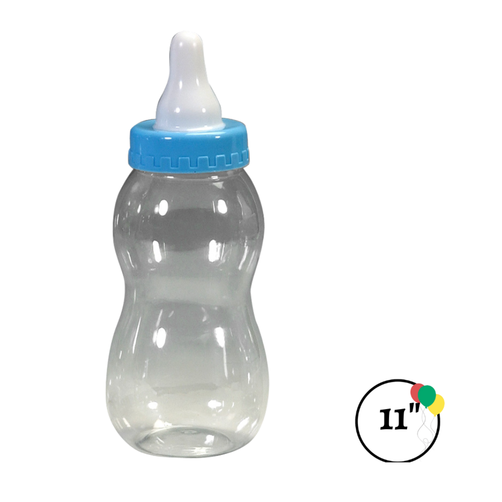 Plastic Baby Bottle 11" - Blue