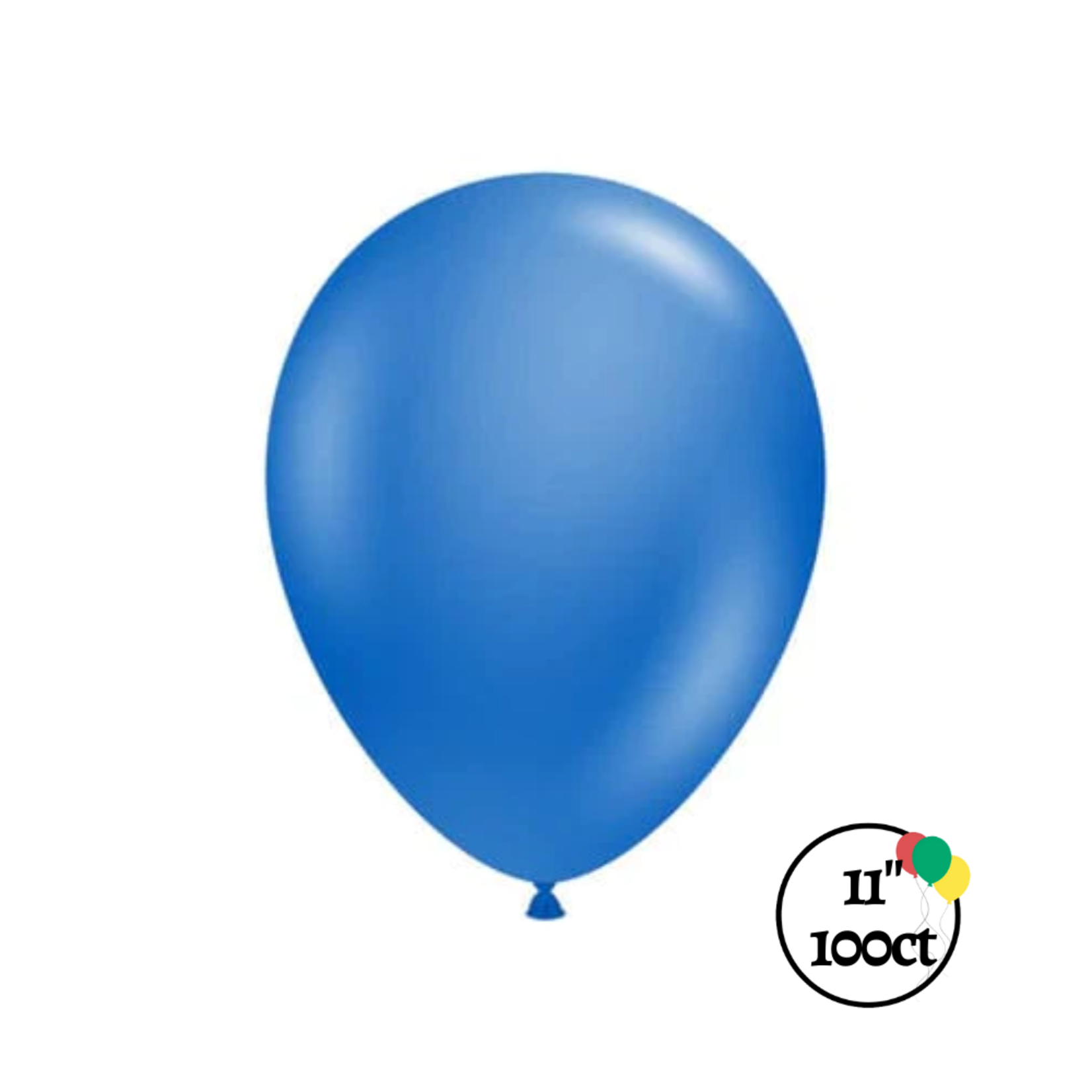 Tuftex 11" Tuftex Metallic Blue Balloon 100ct