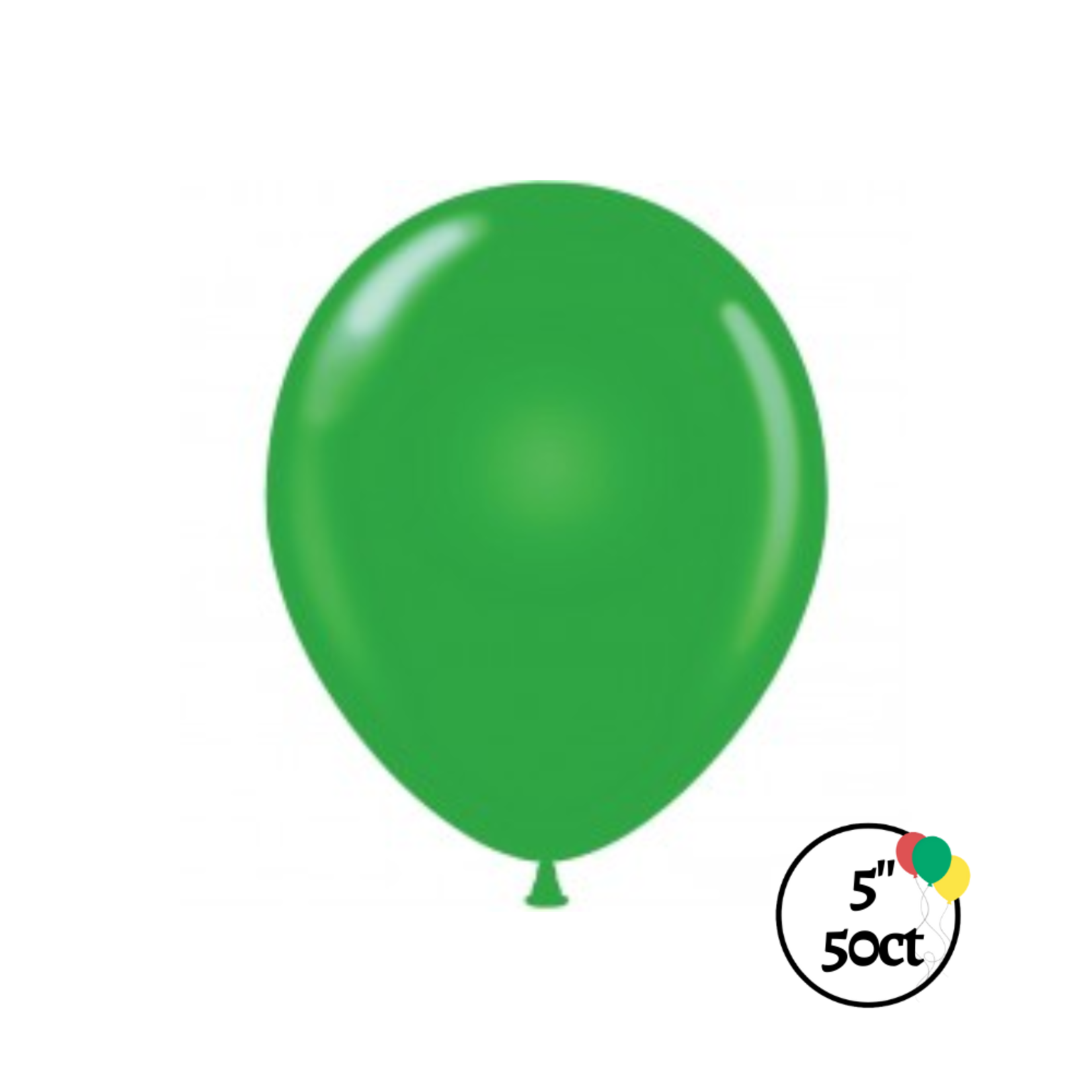 Tuftex 5" Tuftex Green 50ct Balloon