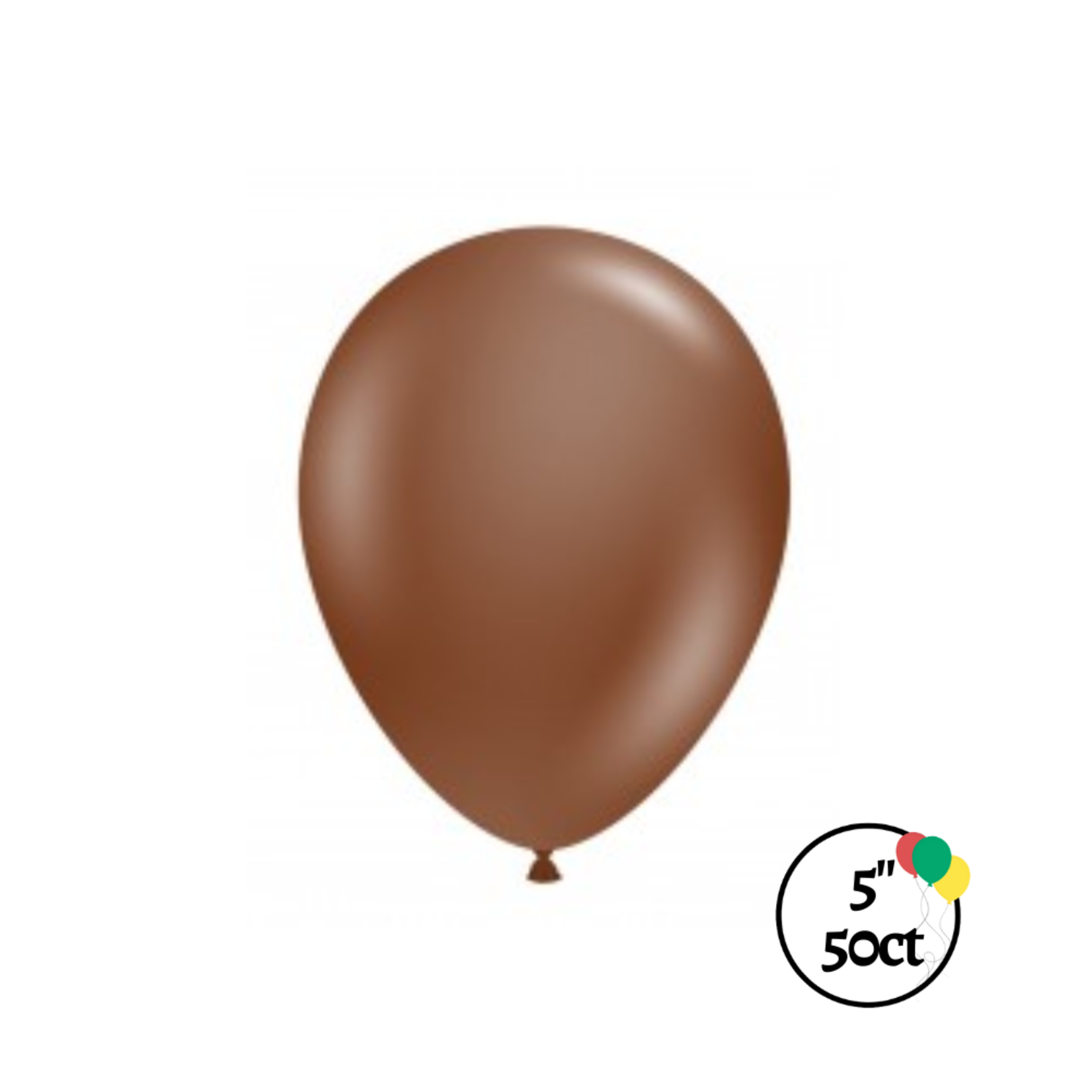 Tuftex 5" Tuftex Cocoa 50ct Balloon