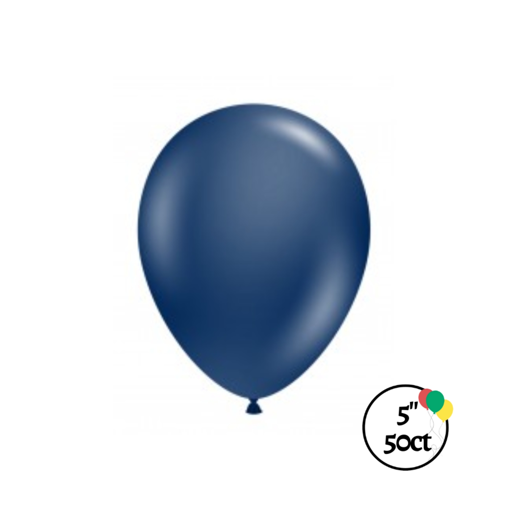 Tuftex 5" Tuftex Metallic Midnight Blue 50ct Balloon