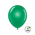 Tuftex 17" Tuftex Crystal Emerald Green 50ct Balloon