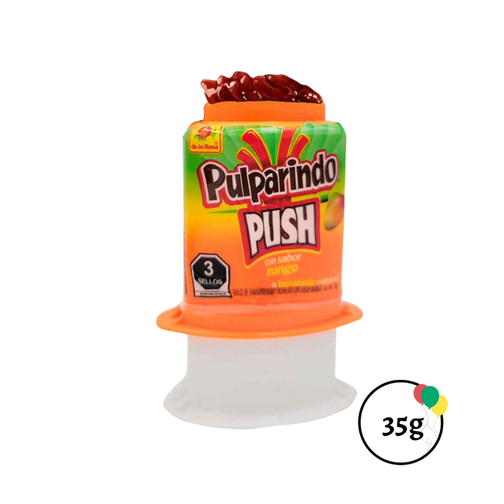 De La Rosa Pulparindo Push Mango 12ct.