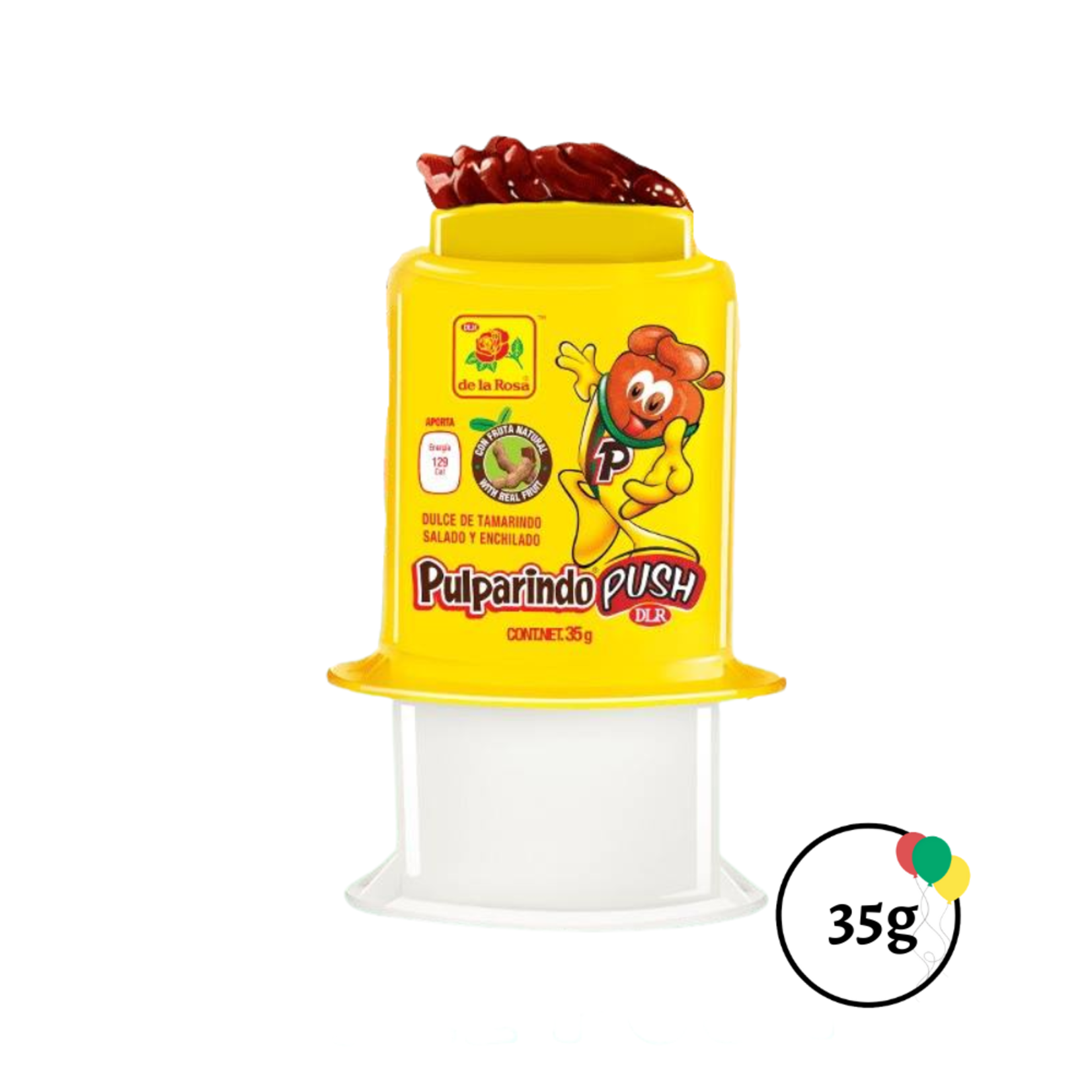 De La Rosa Pulparindo Push Tamarind Display 12ct.