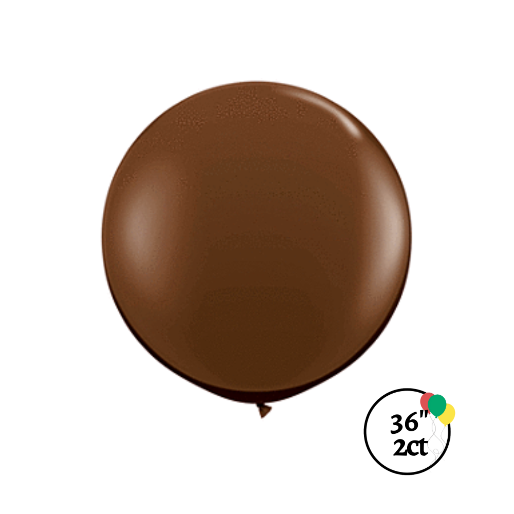 Qualatex Qualatex Chocolate Brown 3' 2ct
