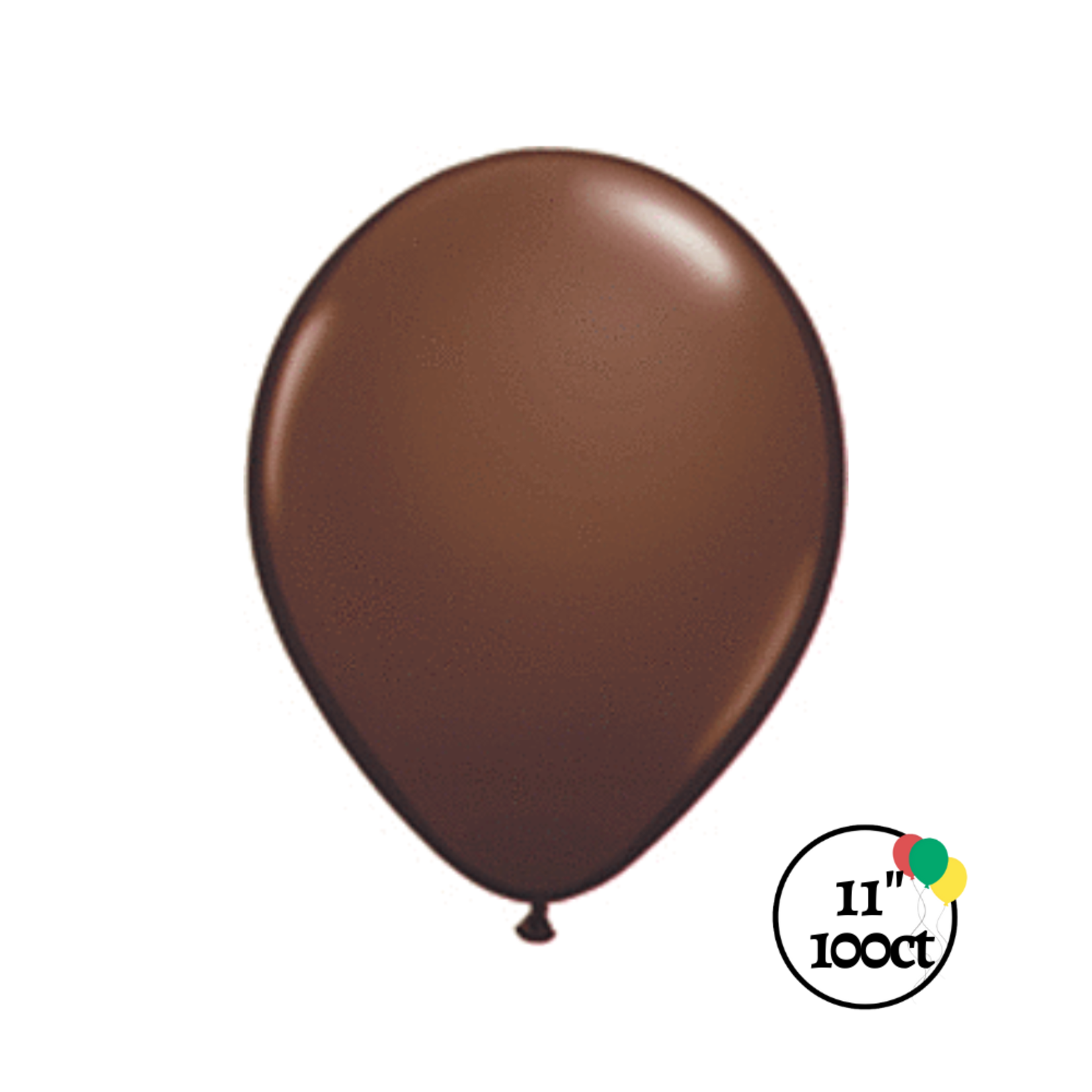 Qualatex Qualatex Chocolate Brown 11" 100ct