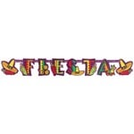 Fiesta Party Illustrated Letter Banner