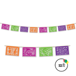 Day Of The Dead Picado Style Pennant Bnr