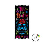 Day of the Dead Door Cover 6ft