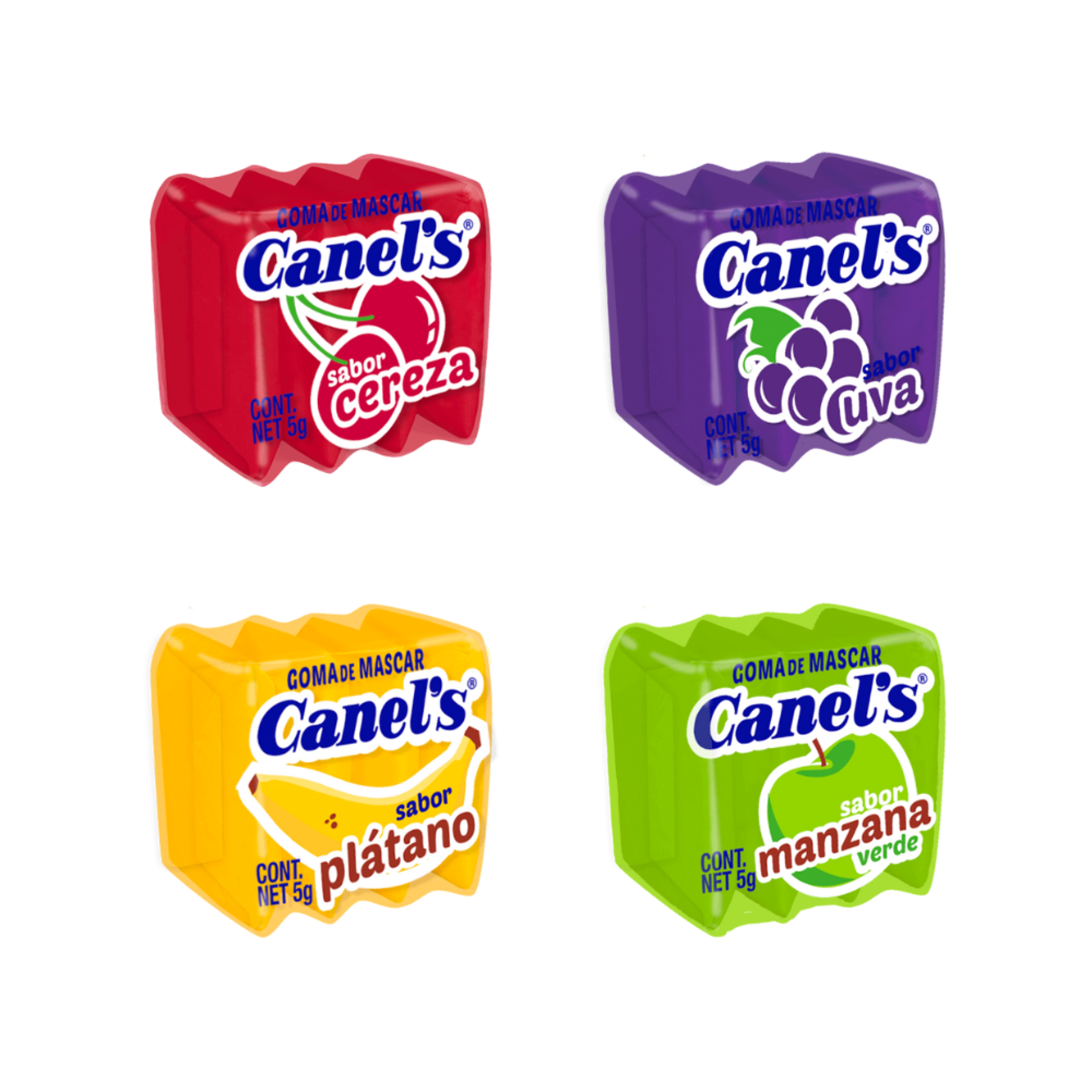 Canel's Canel's Fruity Chewy Gum 60pcs