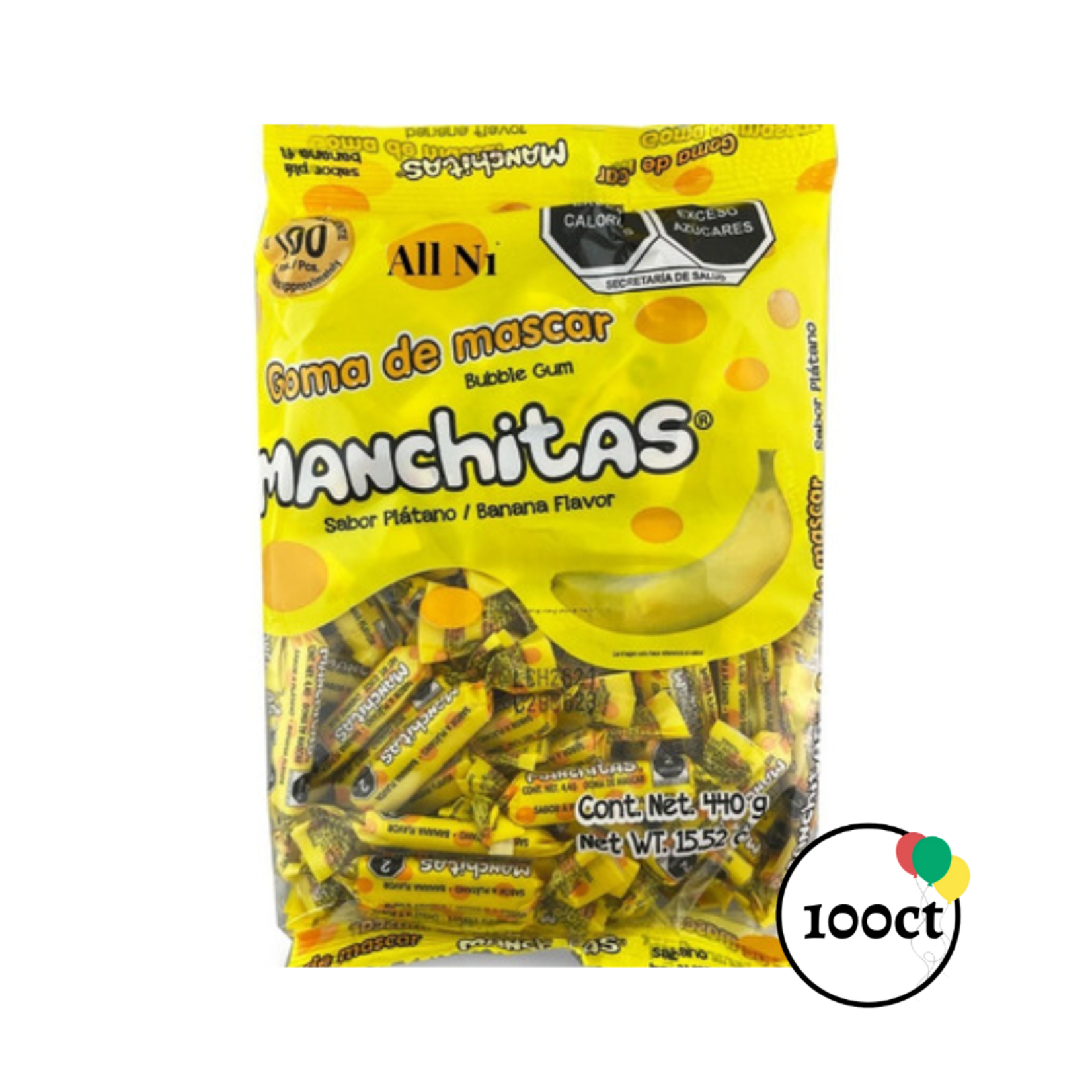 Manchitas Banana Flavored Gum