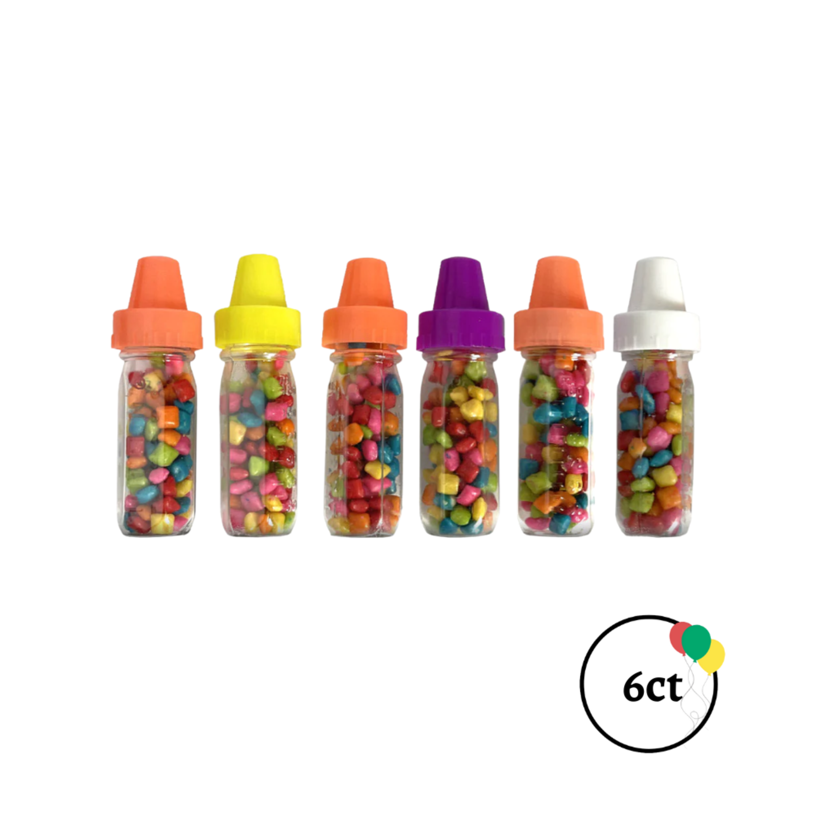 Dulces Tipicos Baby Bottles Multicolor 6ct