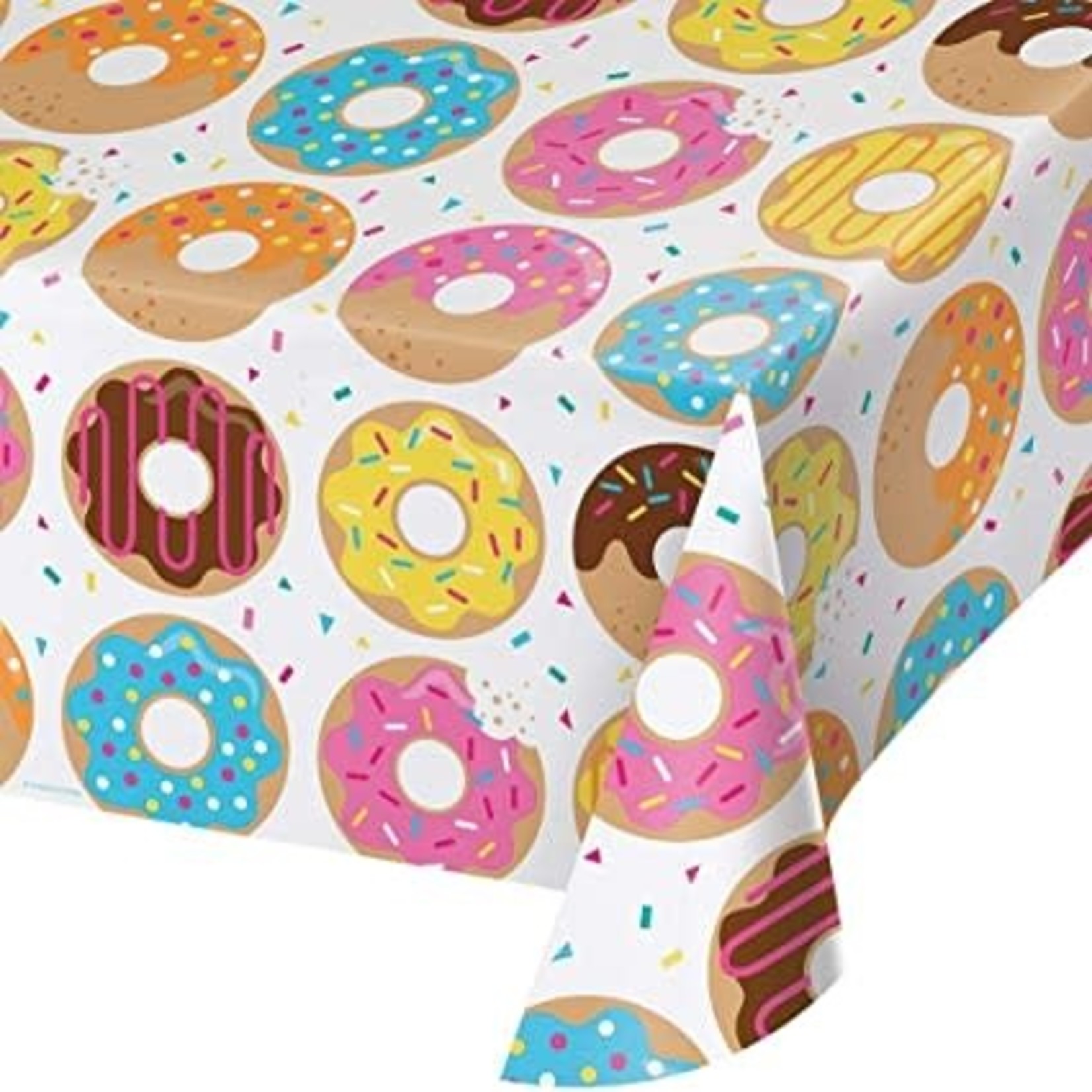 Donut Plastic Tablecover All Over Print, 54" x 102"